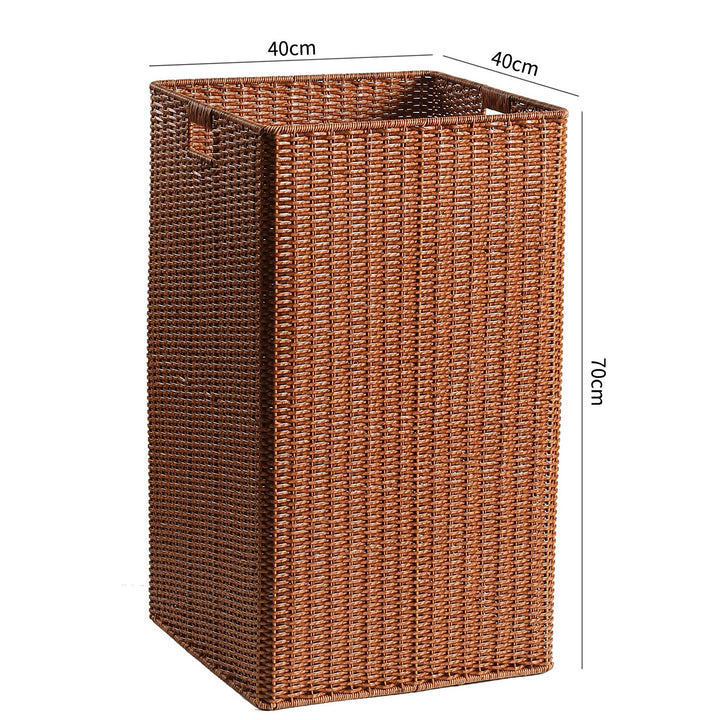 Large Woven Storage Bin with Ergonomic Cutout Handles Stornfield