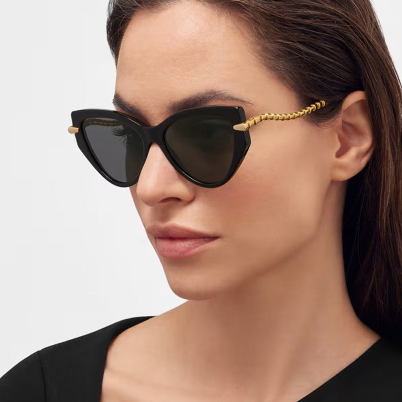 Ladies Cat-Eye Sunglasses with elegant metal frame and fashionable accents Stornfield