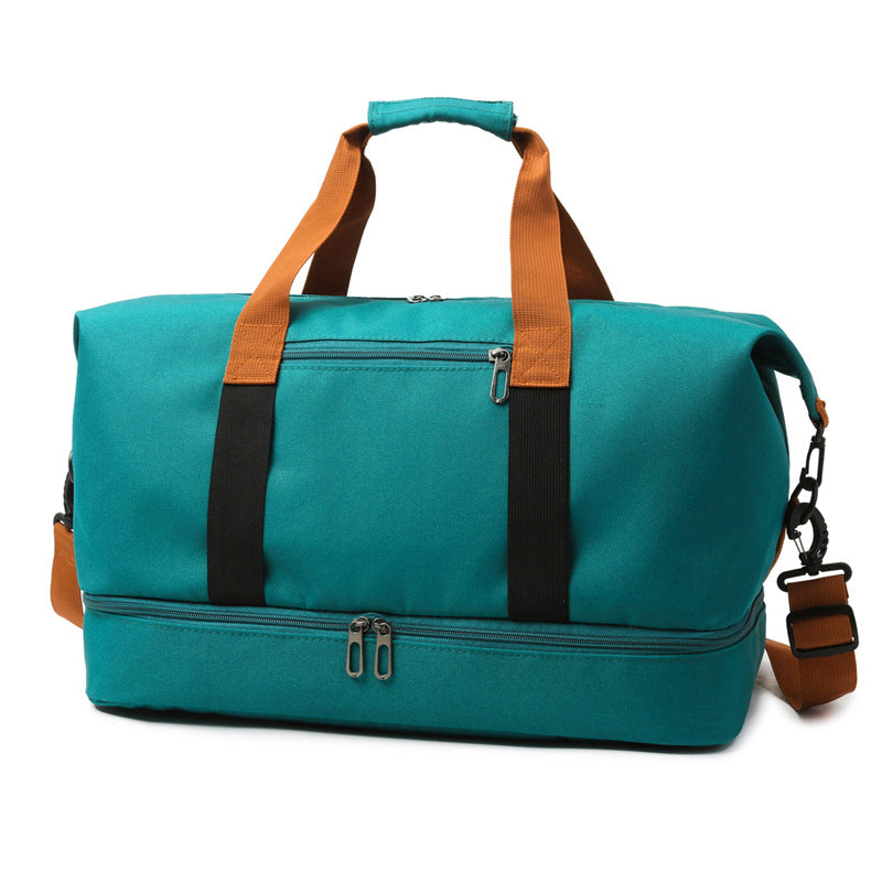 Sporty travel bag with sturdy carrying handles and adjustable shoulder strap Stornfield