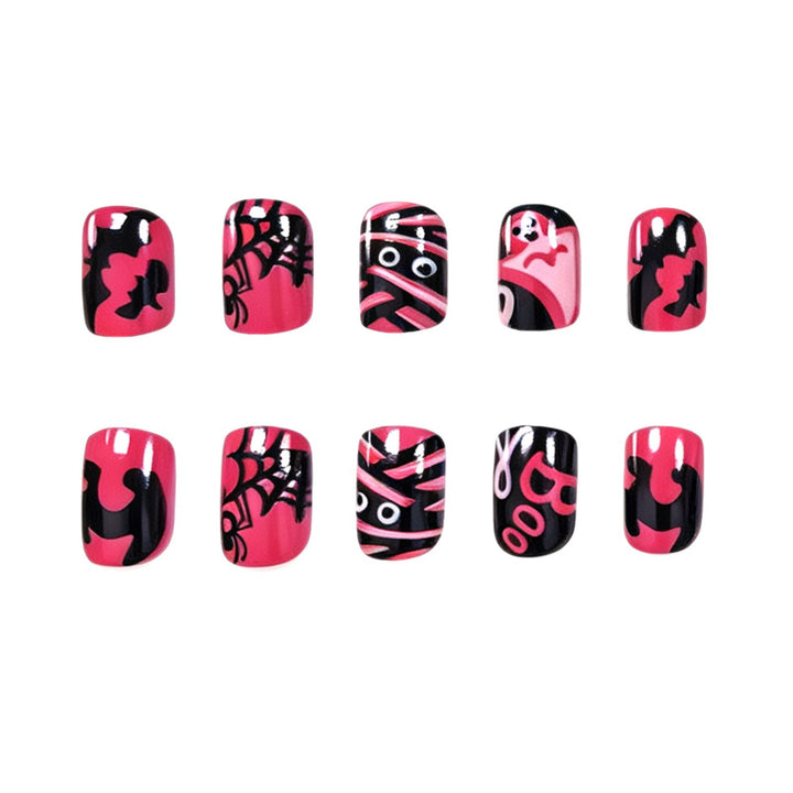 Halloween-Themed Spider and Ghost Nail Art Set Stornfield