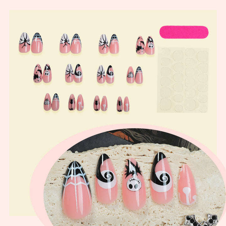 Artistic Halloween-Themed Press-On Nail Collection Stornfield