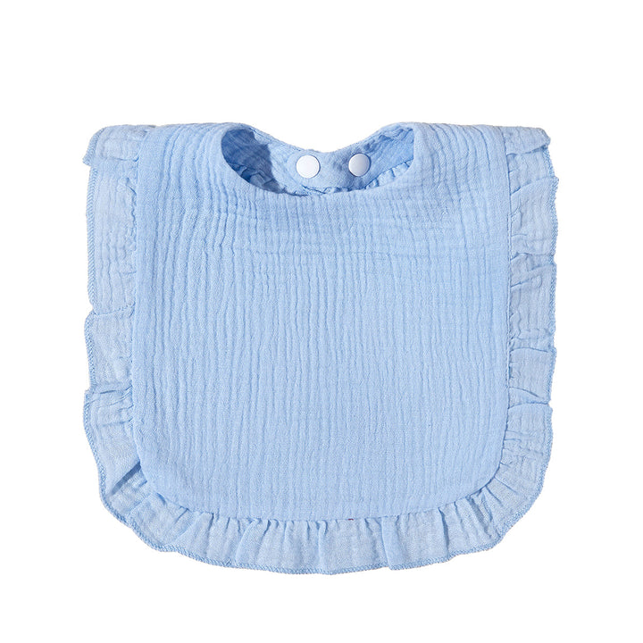 Soft Ruffled Muslin Baby Bib Stornfield