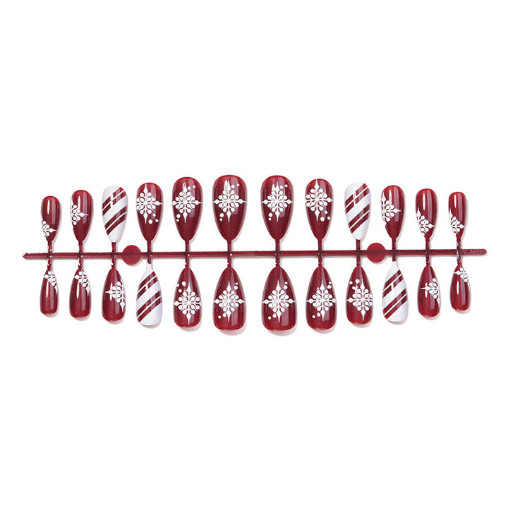 Elegant Christmas Nail Art Set Stornfield