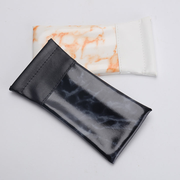 Stylish Marble-Patterned Eyewear Case Stornfield