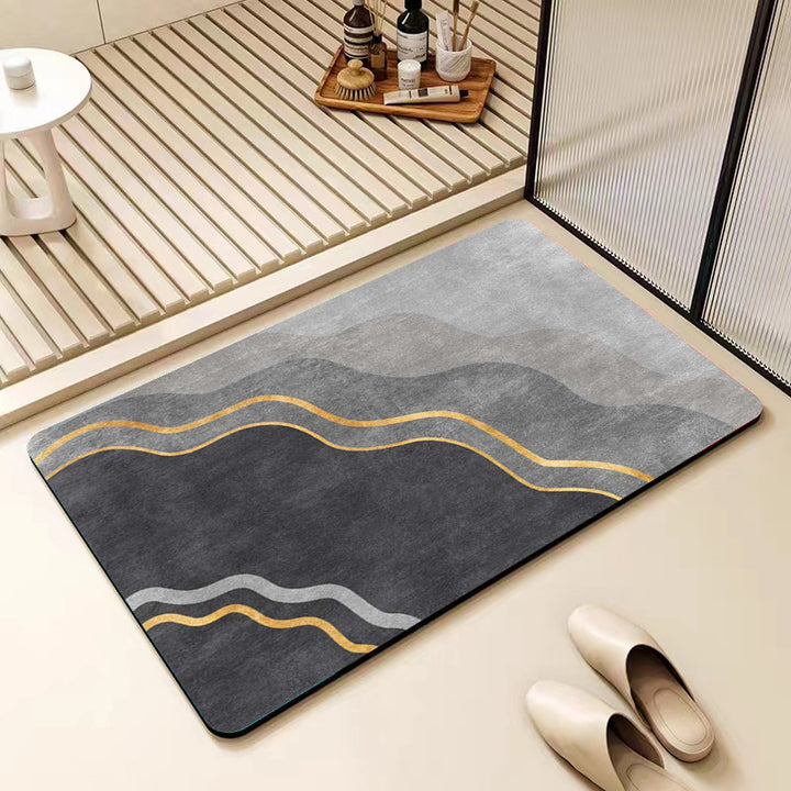 Modern Abstract Bathroom Mat