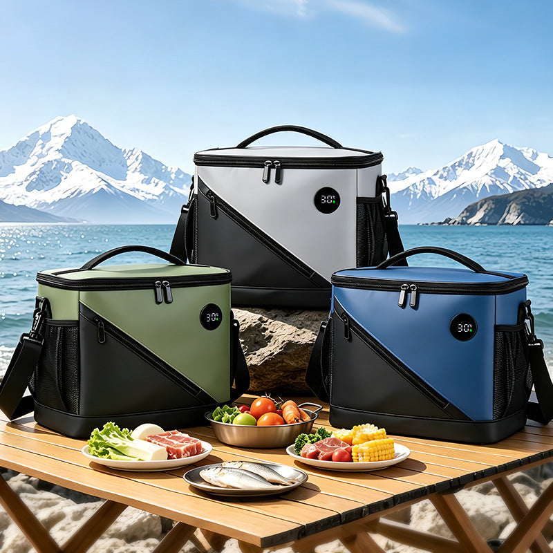 Insulated Cooler Bag with Digital Temperature Indicator Stornfield