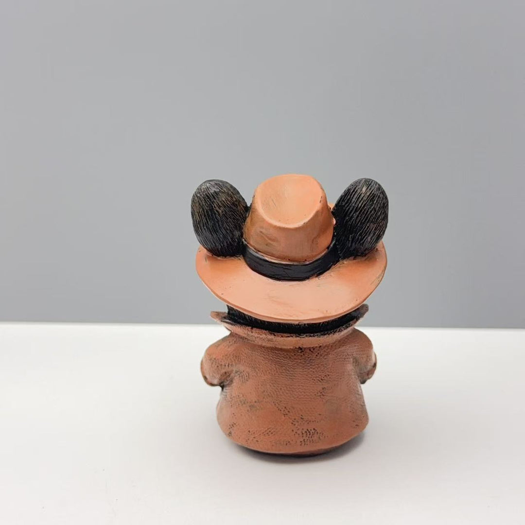 Decorative figure French Bulldog in suit Stornfield