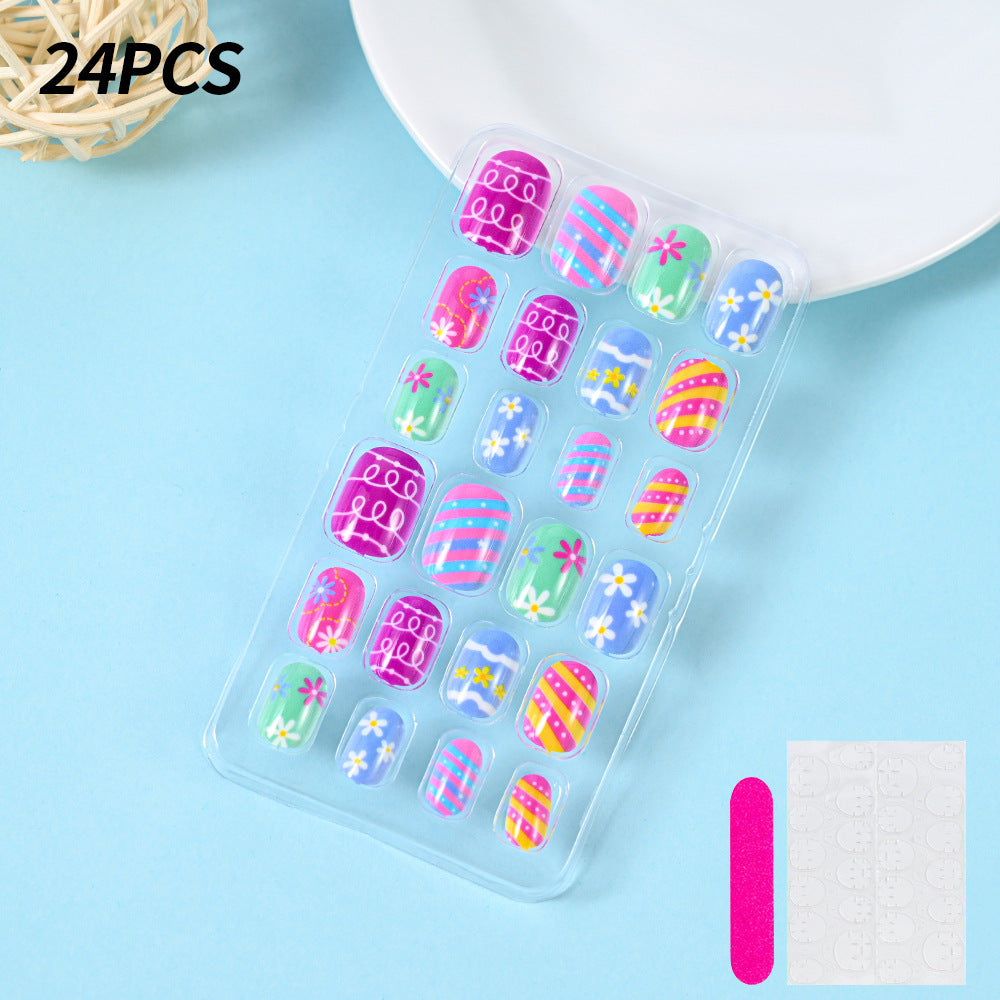 Themed Summer Beach Nail Art Press-On Nails Stornfield