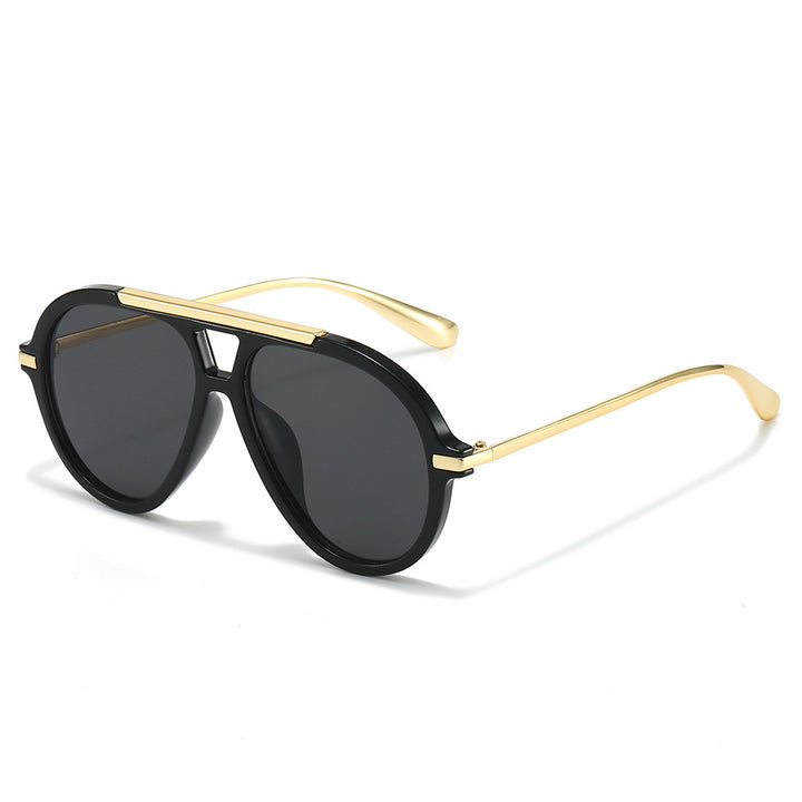 Fashion-Forward Futuristic Round Sunglasses Stornfield