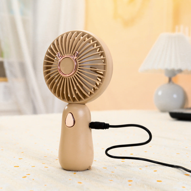 Women's Portable Mini Hand Fan with USB Charging Function Stornfield