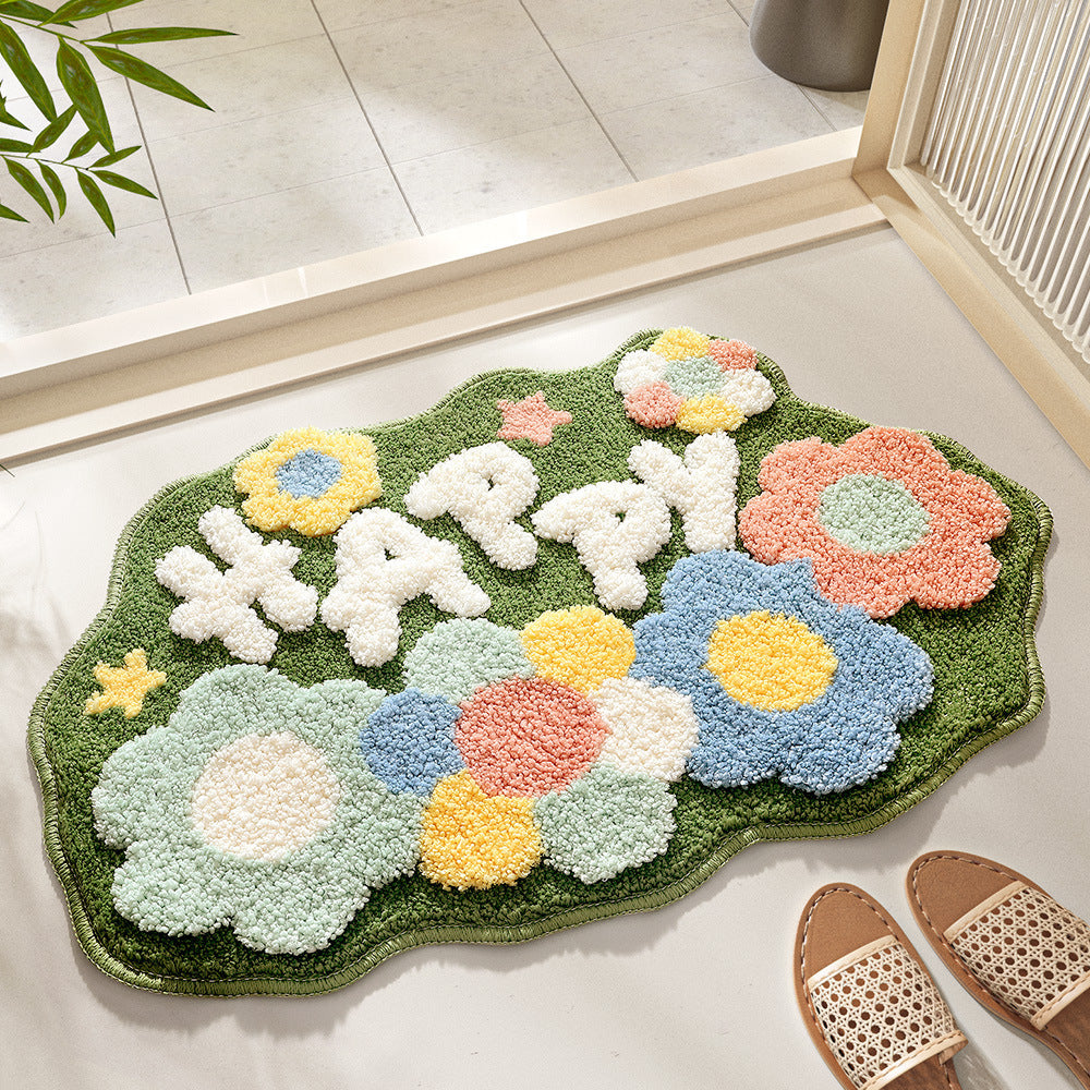 Cozy Camo Bath Mat for Bathroom