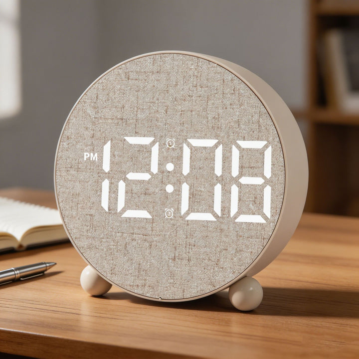 Digital Alarm Clock with Large LED Display and Temperature Display Stornfield