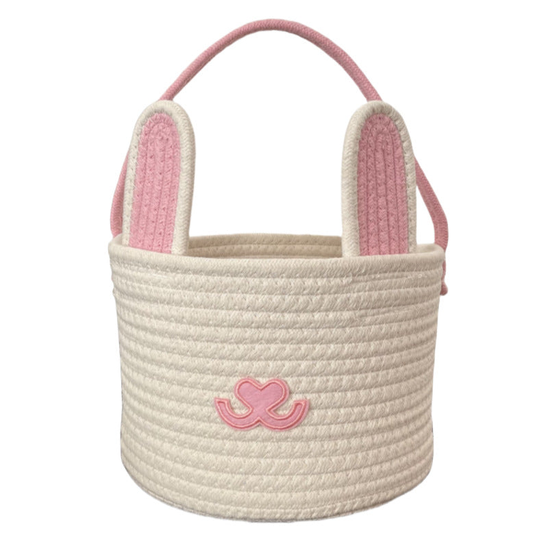 Ladies decorative storage basket with bunny ear design Stornfield
