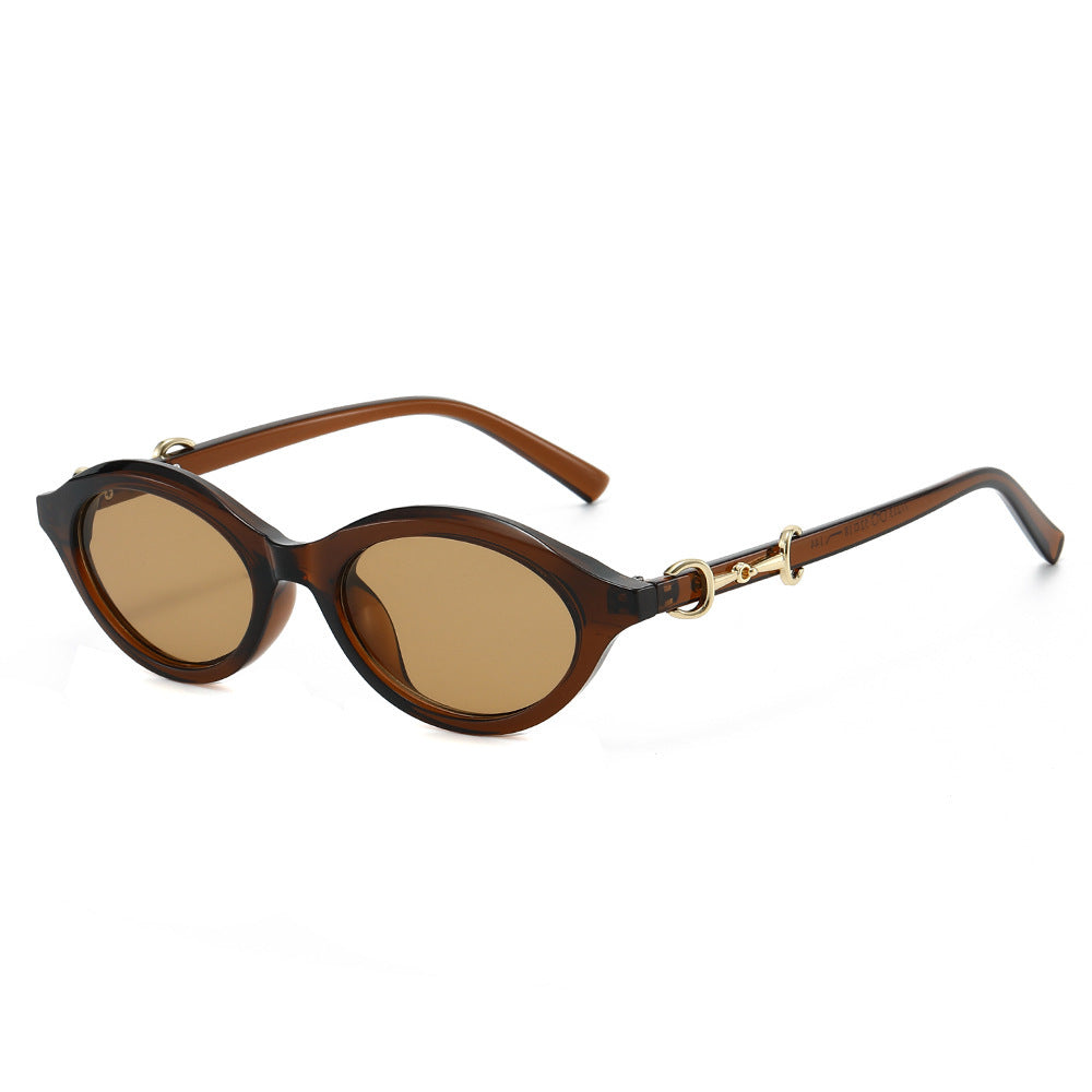 Fashionable Retro Oval Sunglasses Stornfield