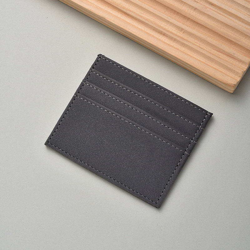 Textured Leather Card Holder