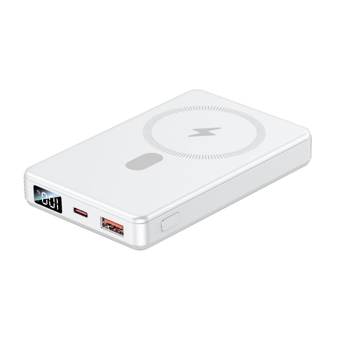 Portable power bank with state-of-the-art induction charging and digital display Stornfield