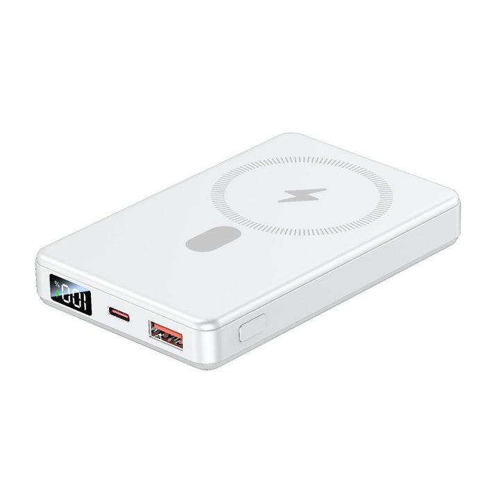 Portable power bank with state-of-the-art induction charging and digital display Stornfield