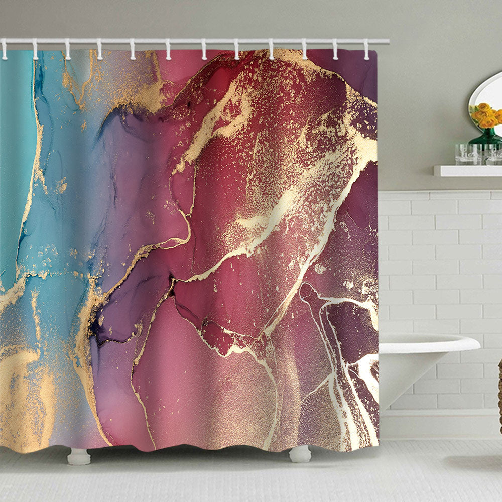 Artistic Marble Design Shower Curtain Stornfield