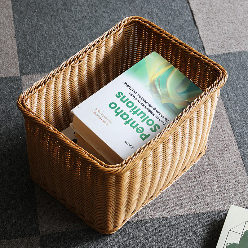 Unisex Practical Storage Basket made of High-Quality Rattan Stornfield