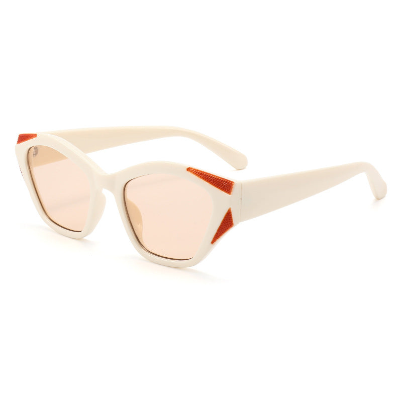 Women's fashionable oversized sunglasses with glittering accents Stornfield