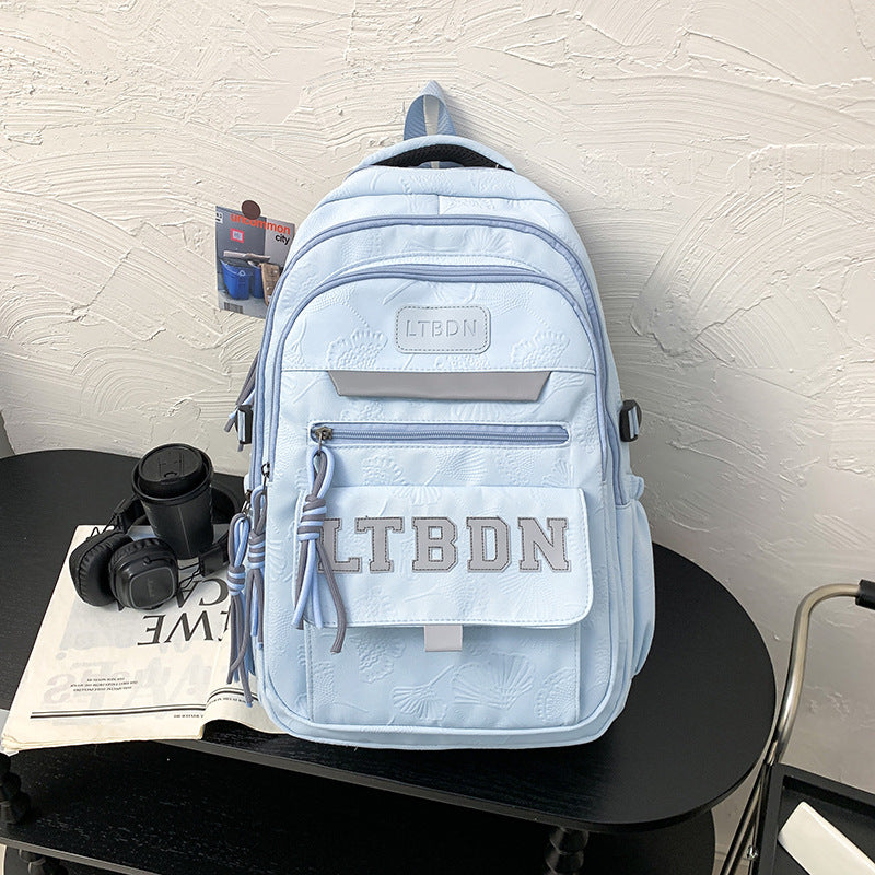 Modern Textured Casual Backpack Stornfield