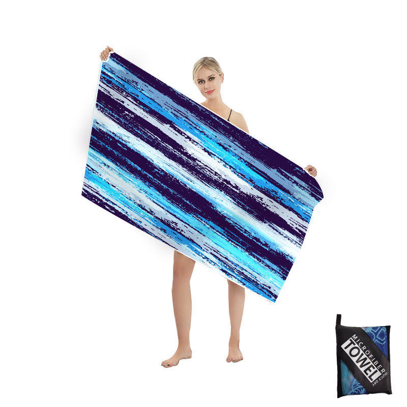 Beach towel with artistic mandala design Stornfield