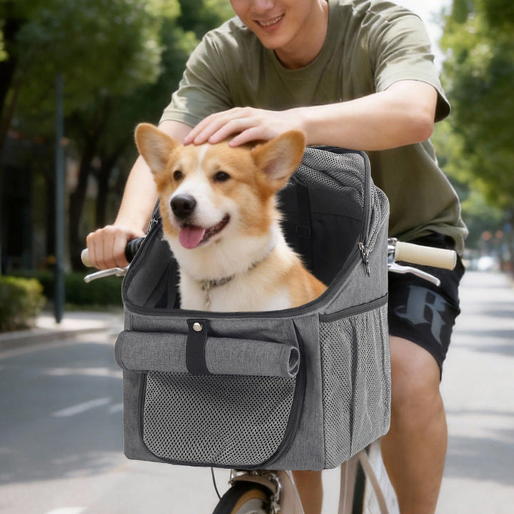 ventilated soft-sided pet carrier backpack with foldable mesh canopy Stornfield