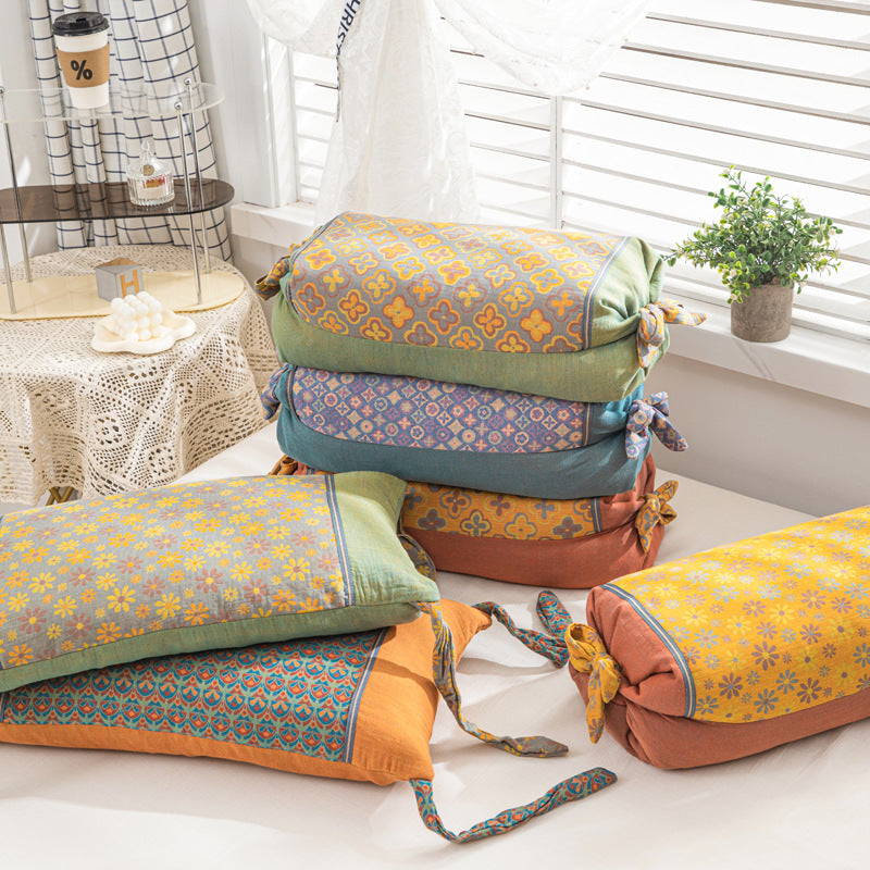 Women Decorative Neck Roll with Floral Pattern Stornfield