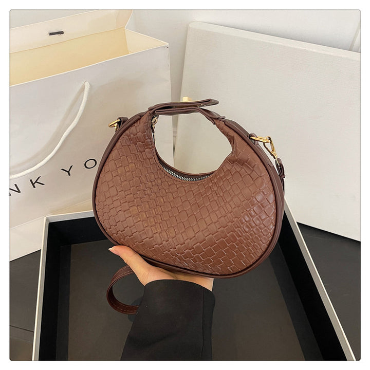 WoTextured Leather Hobo Bag Stornfield
