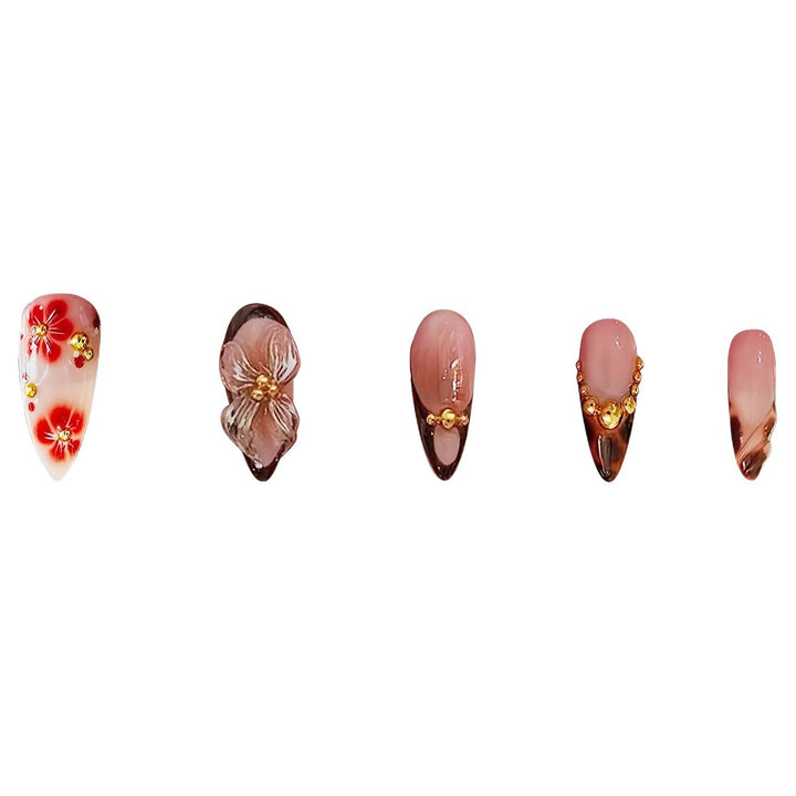 Artistic Stiletto Press-On Nail Art Set Stornfield