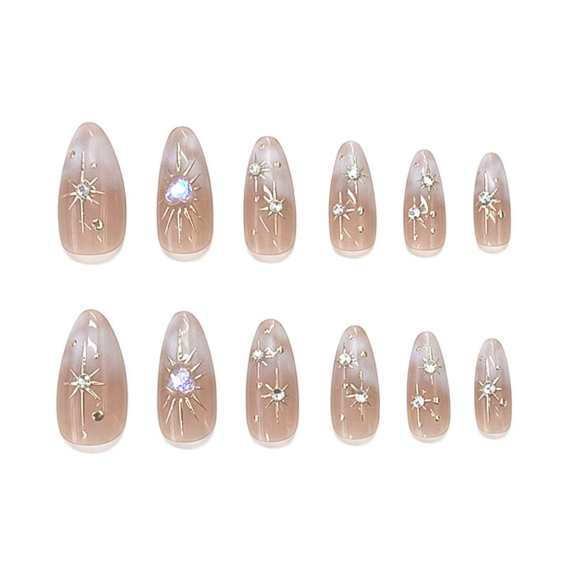 Decorative Press-On Nail Art Set Stornfield