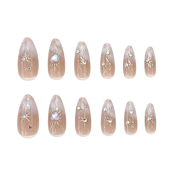 Decorative Press-On Nail Art Set Stornfield