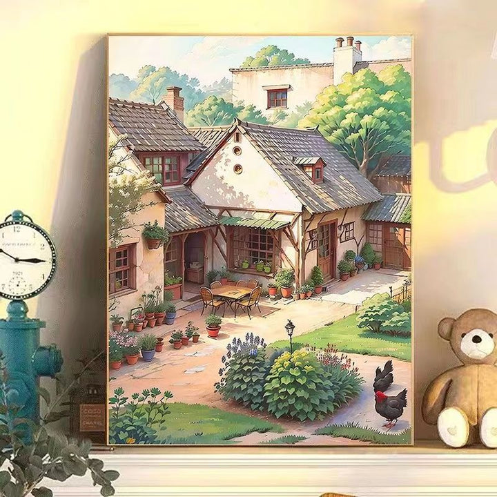 Serenity-Inspired Garden Scene Wall Art Stornfield