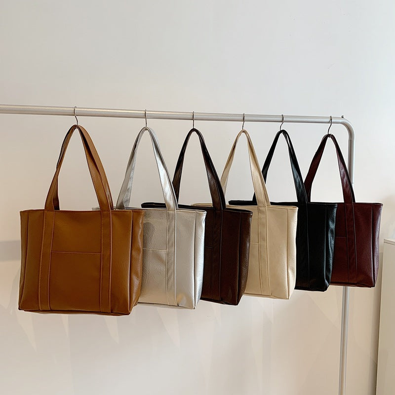 Classic Faux Leather Tote Bag Stornfield