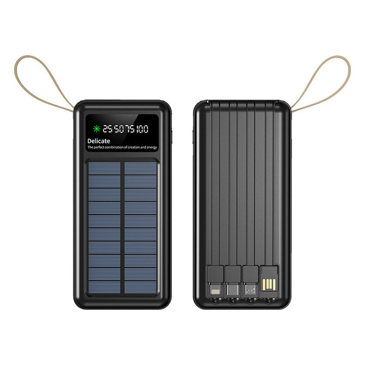Solar-powered power bank with digital display and innovative fast charging function Stornfield