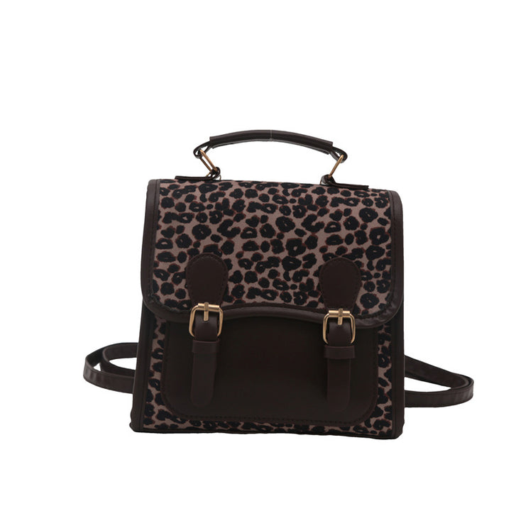 Chic Leopard Print Satchel Crossbody Bag Stornfield