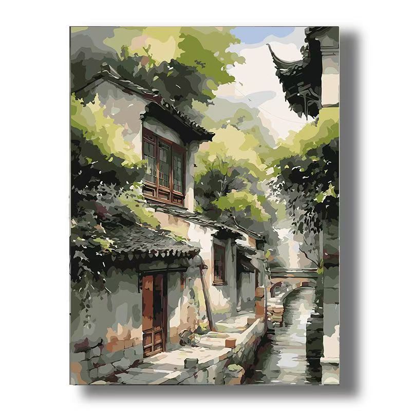 Urban Vintage Architecture Canvas Art Stornfield