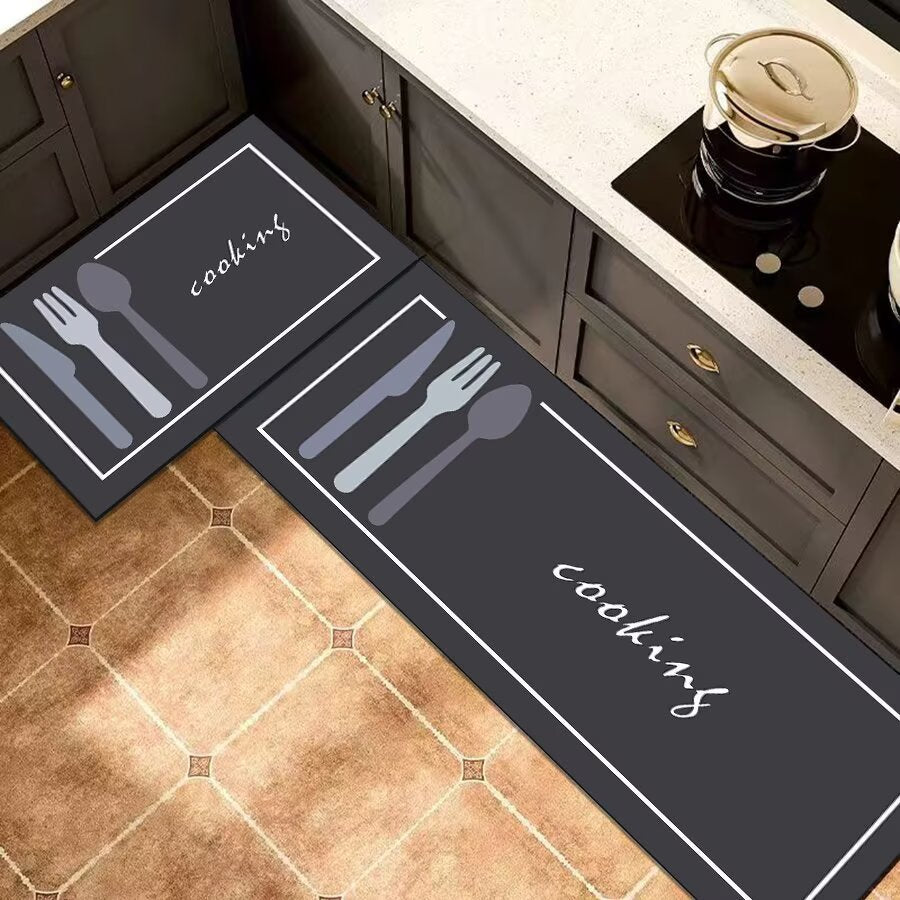 Kitchen Themed Anti-Fatigue Mat Set Stornfield