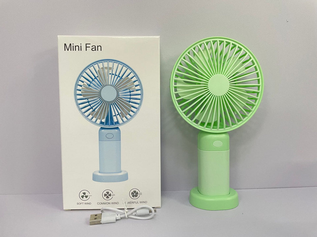 Unisex Portable Mini Fan with USB Charging Function and Multiple Speed Levels Stornfield