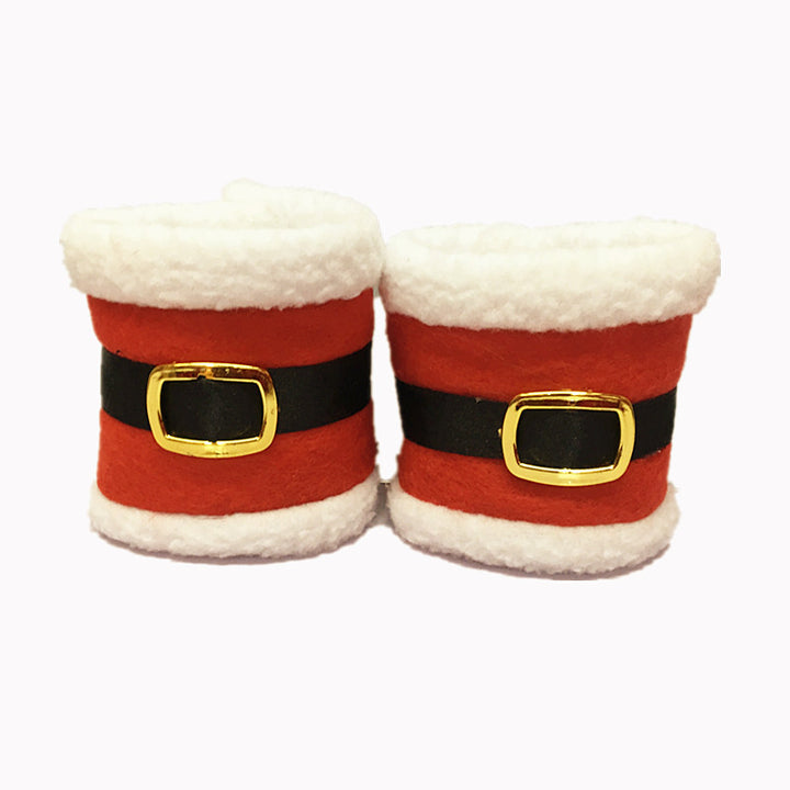 Funny Christmas cap with plush edge