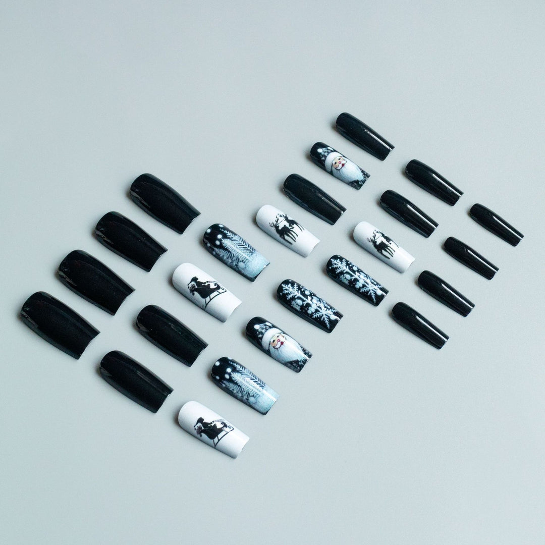 Festive Winter Nail Art Design Kit