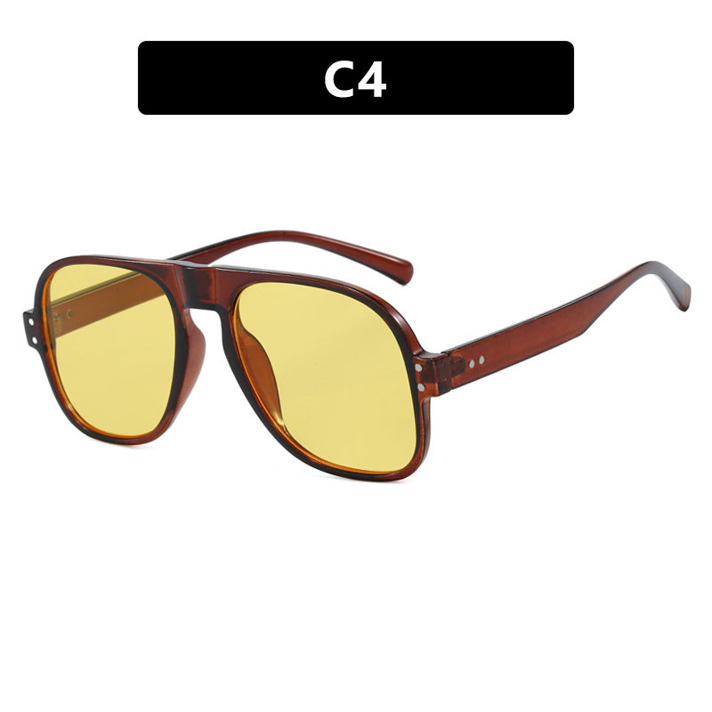 Women's fashionable square sunglasses with sturdy UV protection Stornfield