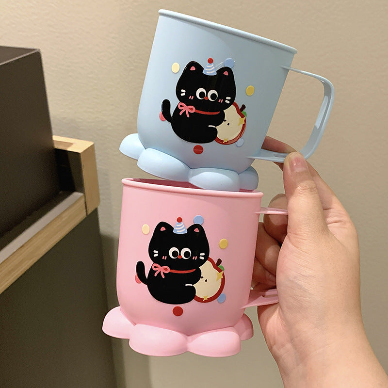 Ceramic mug with loving cat design Stornfield