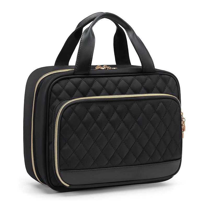 Padded Cosmetic Organizer Bag with Structured Exterior Stornfield