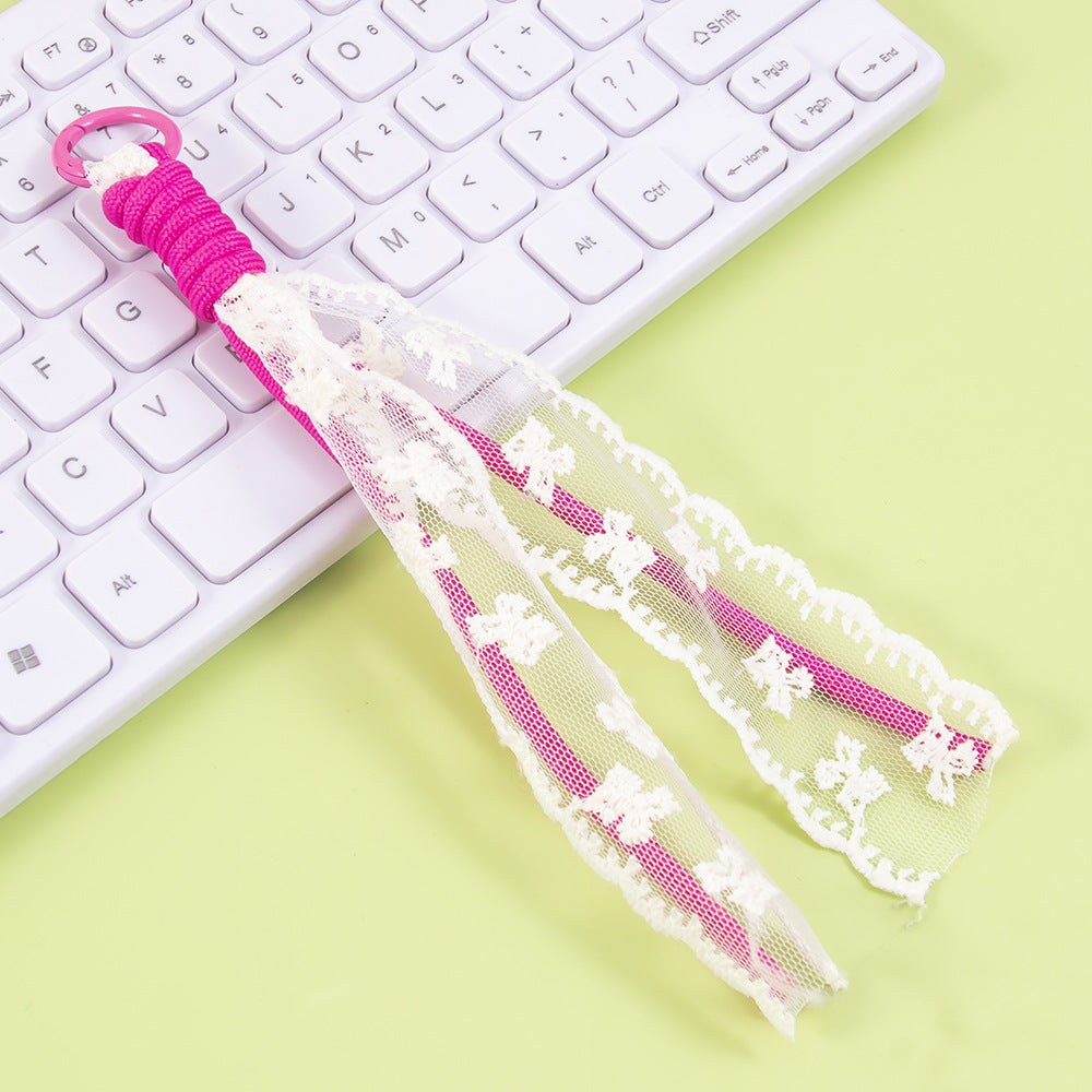 Elegant Lace Tassel Keychain Stornfield