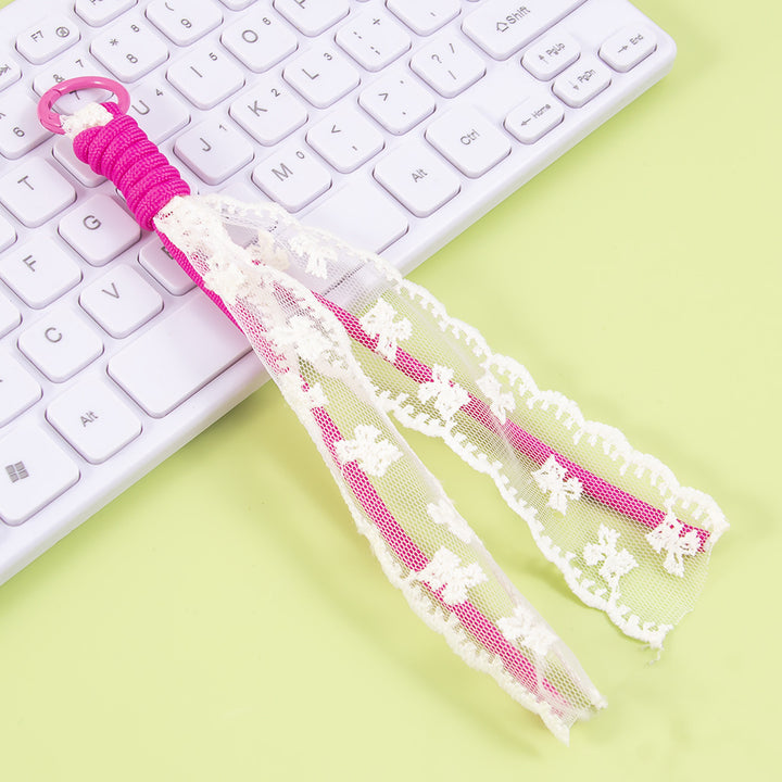 Elegant Lace Tassel Keychain Stornfield
