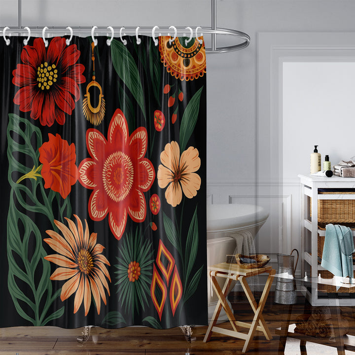 Coastal Marine-Inspired Shower Curtain Stornfield