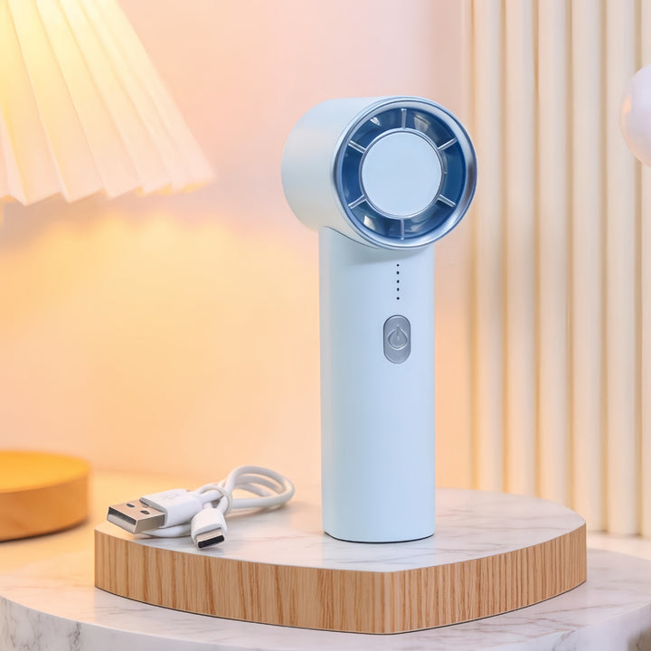 Women's Portable Handheld Fan with USB Charging Function and Flexible Design Stornfield