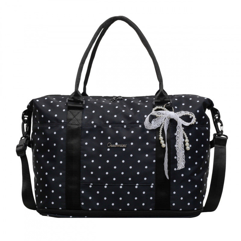 Chic Polka Dot Weekend Duffel Bag Stornfield