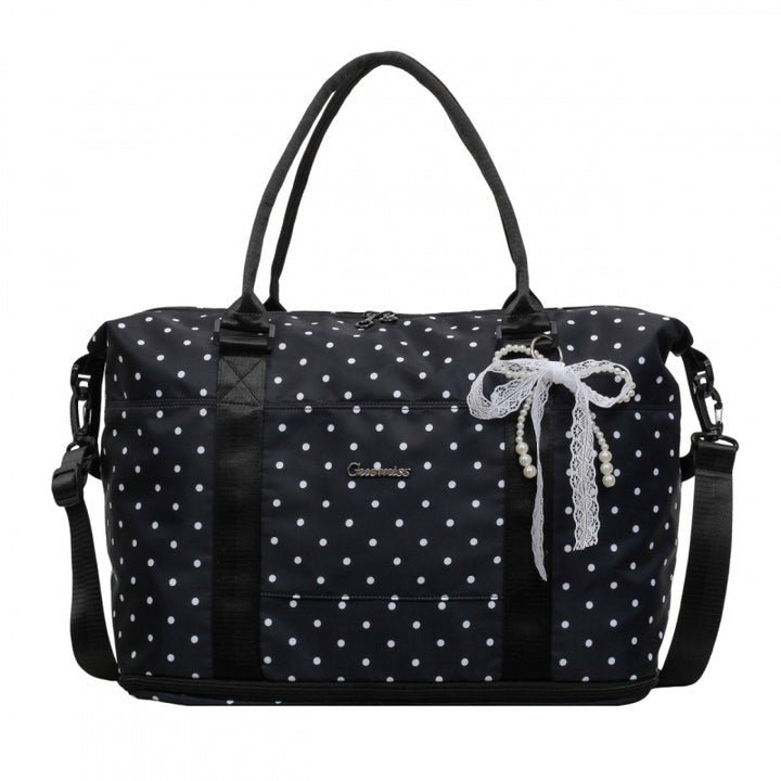 Chic Polka Dot Weekend Duffel Bag Stornfield
